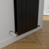 1600X588 BLACK DECORATIVE PANEL RADIATOR-20V