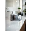 DİGİSU  MERMER BANYO SETİ-GRİ