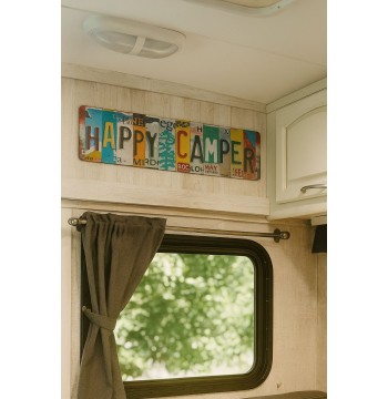 HAPPY CAMPER KARAVAN DEKORU PLAKA