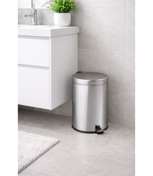 DİGİSU PEDALLI ÇÖP KOVASI-KROM