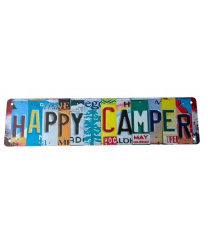 HAPPY CAMPER KARAVAN DEKORU PLAKA