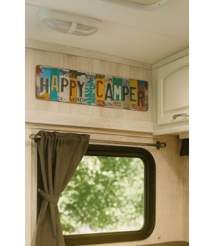 HAPPY CAMPER KARAVAN DEKORU PLAKA
