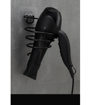 DİGİSU YAPIŞKANLI FÖN ASKISI-SİYAH